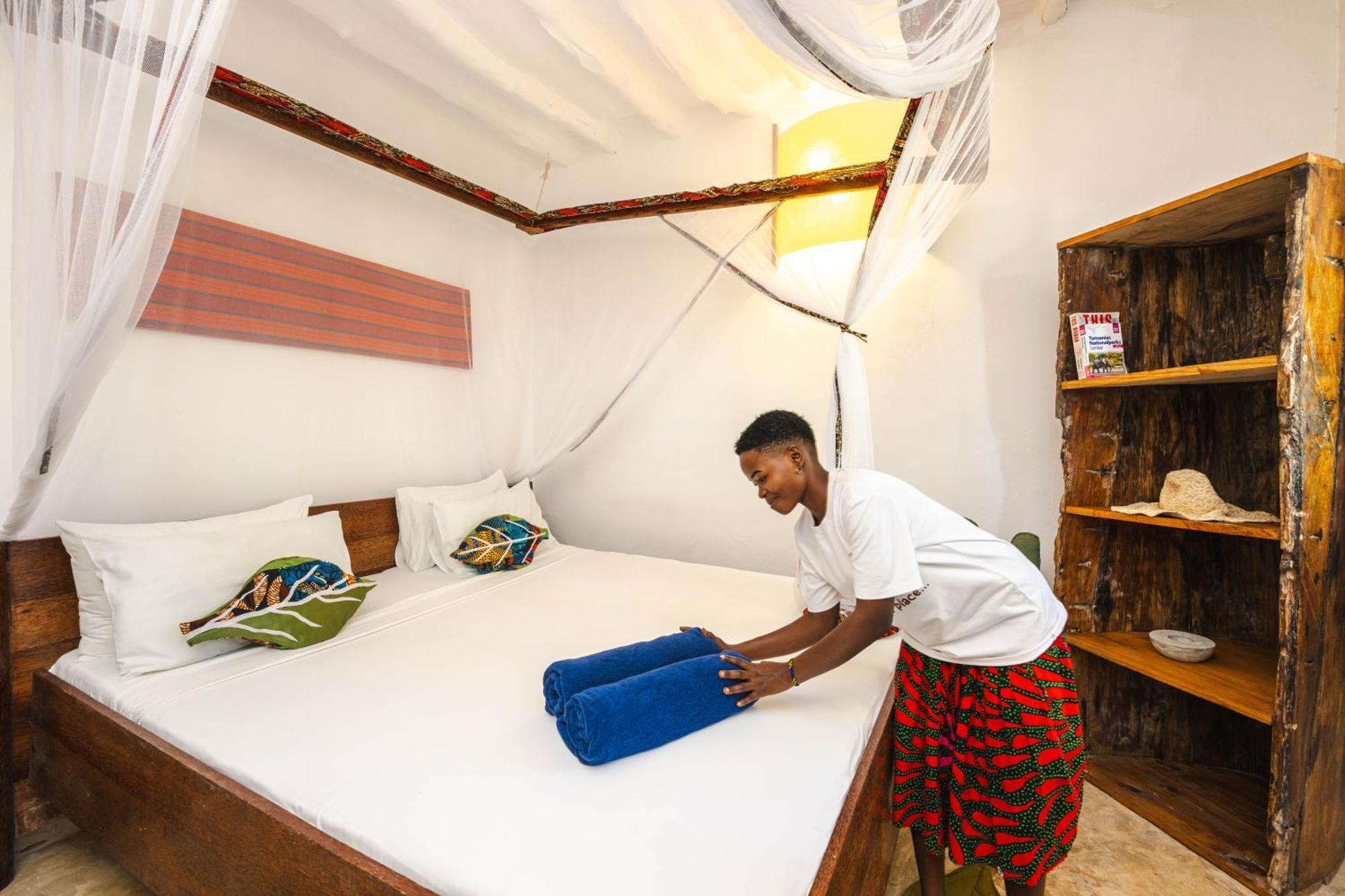 Shanuo Beach Bungalows Michamvi الغرفة الصورة
